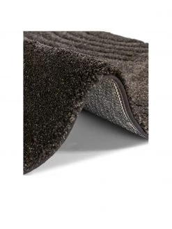 Runder Hochflor-Teppich Norwalk in Anthrazit mit geometrischem Muster, Ø 160 (Größe L) 10 Runder Hochflor-Teppich Norwalk in Anthrazit mit geometrischem Muster, Ø 160 (Größe L) -Teppiche Verkaufsgeschäft Runder Hochflor Teppich Norwalk in Anthrazit mit geometrischem Muster 3