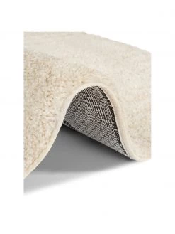 Runder Hochflor-Teppich Norwalk in Cremewei&szlig; mit geometrischem Muster, Ø 160 (Größe L) -Teppiche Verkaufsgeschäft Runder Hochflor Teppich Norwalk in Cremeweiss mit geometrischem Muster 3