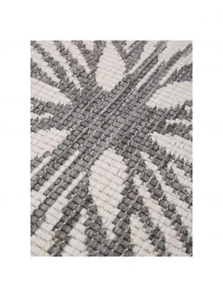 Runder In- & Outdoor-Wendeteppich Madrid in Grau/Creme, Ø 140 cm (Größe M) -Teppiche Verkaufsgeschäft Runder In and Outdoor Wendeteppich Madrid in GrauCreme 3