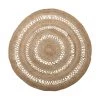 Bloomingville Runder Jute-Teppich Benita im Boho Style, Ø 182 cm (Größe L) 1 Bloomingville Runder Jute-Teppich Benita im Boho Style, Ø 182 cm (Größe L) -Teppiche Verkaufsgeschäft Runder Jute Teppich Benita im Boho Style