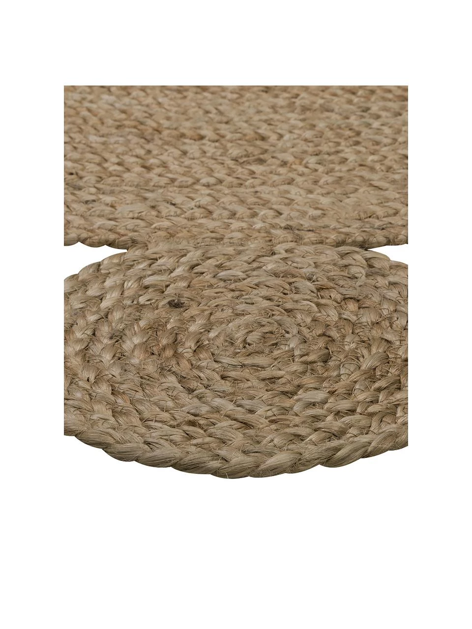 Westwing Collection Runder Jute-Teppich Niago im Boho Style, handgefertigt, Ø 150 cm (Größe M) 6 Westwing Collection Runder Jute-Teppich Niago im Boho Style, handgefertigt, Ø 150 cm (Größe M) – Bild 4