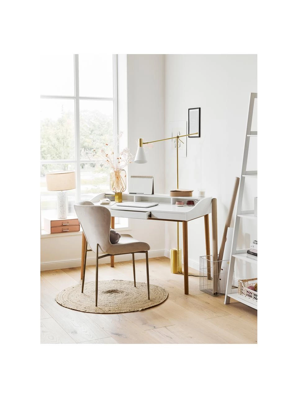 Westwing Collection Runder Jute-Teppich Sharmila, handgefertigt, Ø 100 cm (Größe XS) 4 Westwing Collection Runder Jute-Teppich Sharmila, handgefertigt, Ø 100 cm (Größe XS) – Bild 2