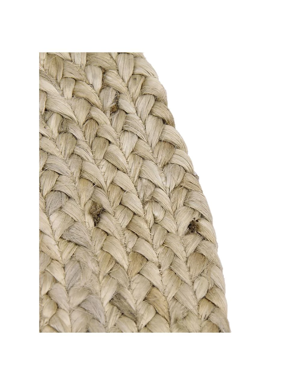 Westwing Collection Runder Jute-Teppich Sharmila, handgefertigt, Ø 100 cm (Größe XS) 6 Westwing Collection Runder Jute-Teppich Sharmila, handgefertigt, Ø 100 cm (Größe XS) – Bild 4