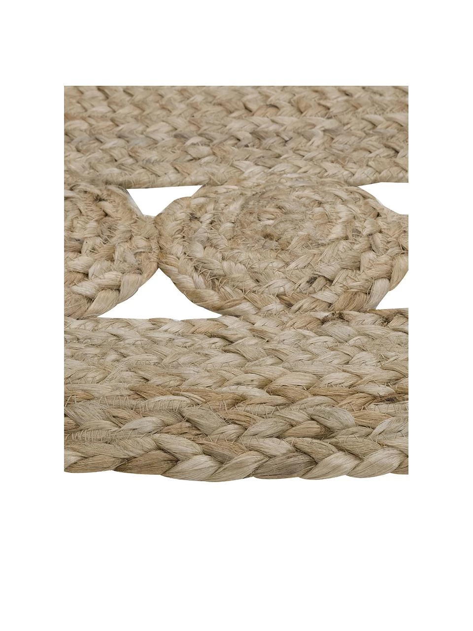 Westwing Collection Runder Jute-Teppich Shyam im Boho Style, handgefertigt, Ø 150 cm (Größe M) 7 Westwing Collection Runder Jute-Teppich Shyam im Boho Style, handgefertigt, Ø 150 cm (Größe M) – Bild 5