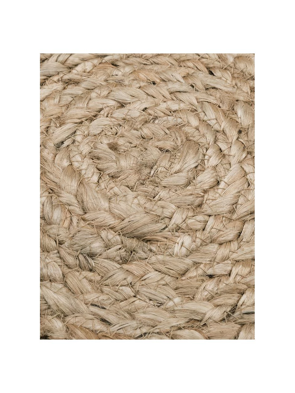 Westwing Collection Runder Jute-Teppich Tapu im Boho Style, handgefertigt, Ø 150 cm (Größe M) 5 Westwing Collection Runder Jute-Teppich Tapu im Boho Style, handgefertigt, Ø 150 cm (Größe M) – Bild 3