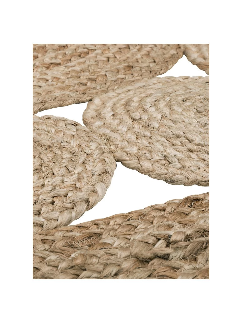 Westwing Collection Runder Jute-Teppich Tapu im Boho Style, handgefertigt, Ø 150 cm (Größe M) 8 Westwing Collection Runder Jute-Teppich Tapu im Boho Style, handgefertigt, Ø 150 cm (Größe M) – Bild 6