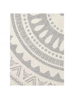 Westwing Collection Runder Teppich Benji mit Fransen, flachgewebt, Ø 150 cm (Größe M) 9 Westwing Collection Runder Teppich Benji mit Fransen, flachgewebt, Ø 150 cm (Größe M) -Teppiche Verkaufsgeschäft Runder Teppich Benji mit Fransen flachgewebt 8