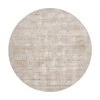Westwing Collection Runder Viskoseteppich Jane in Beige, handgewebt, Ø 120 cm (Größe S) -Teppiche Verkaufsgeschäft Runder Viskoseteppich Jane in Beige handgewebt