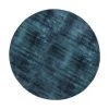 Westwing Collection Runder Viskoseteppich Jane in Dunkelblau, handgewebt, Ø 120 cm (Größe S) -Teppiche Verkaufsgeschäft Runder Viskoseteppich Jane in Dunkelblau handgewebt