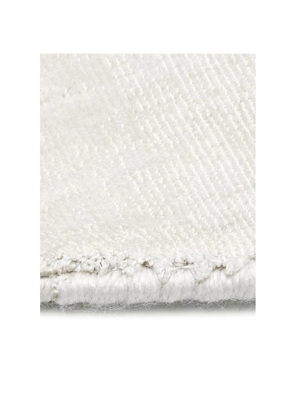 Westwing Collection Runder Viskoseteppich Jane in Elfenbeinfarben, handgewebt, Ø 120 cm (Größe S) 6 Westwing Collection Runder Viskoseteppich Jane in Elfenbeinfarben, handgewebt, Ø 120 cm (Größe S) – Bild 4