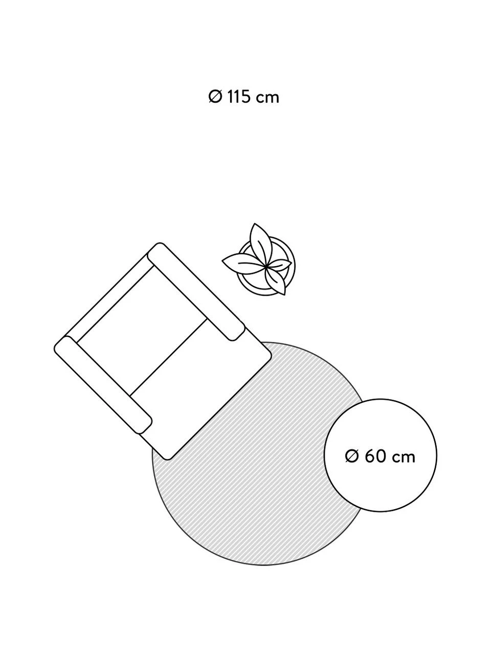 Westwing Collection Runder Viskoseteppich Jane in Elfenbeinfarben, handgewebt, Ø 120 cm (Größe S) 8 Westwing Collection Runder Viskoseteppich Jane in Elfenbeinfarben, handgewebt, Ø 120 cm (Größe S) – Bild 6