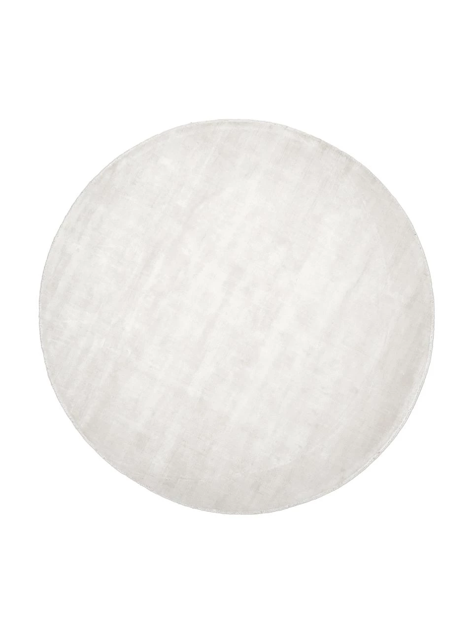 Westwing Collection Runder Viskoseteppich Jane in Elfenbeinfarben, handgewebt, Ø 120 cm (Größe S) 3 Westwing Collection Runder Viskoseteppich Jane in Elfenbeinfarben, handgewebt, Ø 120 cm (Größe S)