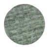 Westwing Collection Runder Viskoseteppich Jane in Grün, handgewebt, Ø 120 cm (Größe S)