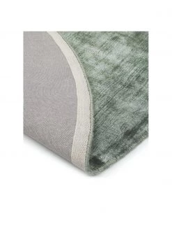 Westwing Collection Runder Viskoseteppich Jane in Grün, handgewebt, Ø 120 cm (Größe S) -Teppiche Verkaufsgeschäft Runder Viskoseteppich Jane in Grun handgewebt 5