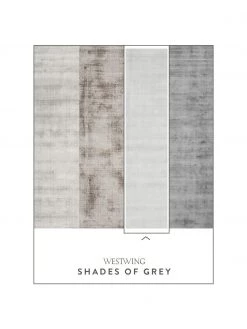 Westwing Collection Runder Viskoseteppich Jane in Silbergrau, handgewebt, Ø 120 cm (Größe S) 13 Westwing Collection Runder Viskoseteppich Jane in Silbergrau, handgewebt, Ø 120 cm (Größe S) -Teppiche Verkaufsgeschäft Runder Viskoseteppich Jane in Silbergrau handgewebt 5