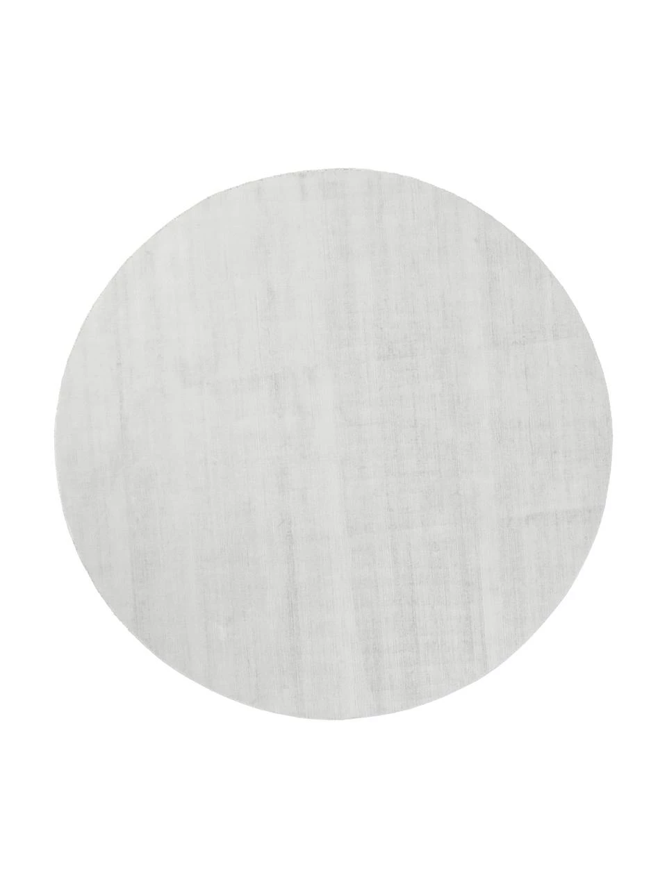 Westwing Collection Runder Viskoseteppich Jane in Silbergrau, handgewebt, Ø 120 cm (Größe S) 3 Westwing Collection Runder Viskoseteppich Jane in Silbergrau, handgewebt, Ø 120 cm (Größe S)
