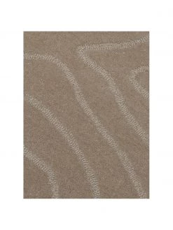 Westwing Collection Runder Wollteppich Aaron in Taupe, handgetuftet, Ø 120 cm (Größe S) -Teppiche Verkaufsgeschäft Runder Wollteppich Aaron in Taupe handgetuftet 5