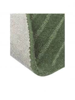 Westwing Collection Runder Wollteppich Mason in Dunkelgr&uuml;n, handgetuftet, Ø 120 cm (Größe S) -Teppiche Verkaufsgeschäft Runder Wollteppich Mason in Dunkelgrun handgetuftet 4