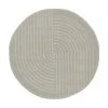 Westwing Collection Runder Wollteppich Mason in Hellgrau, handgetuftet, Ø 120 cm (Größe S) -Teppiche Verkaufsgeschäft Runder Wollteppich Mason in Hellgrau handgetuftet