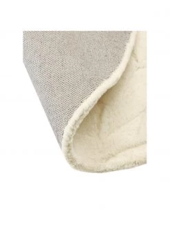 Westwing Collection Runder Wollteppich Rory in Cremewei&szlig;, handgetuftet, Ø 120 cm (Größe S) -Teppiche Verkaufsgeschäft Runder Wollteppich Rory in Cremeweiss handgetuftet 4