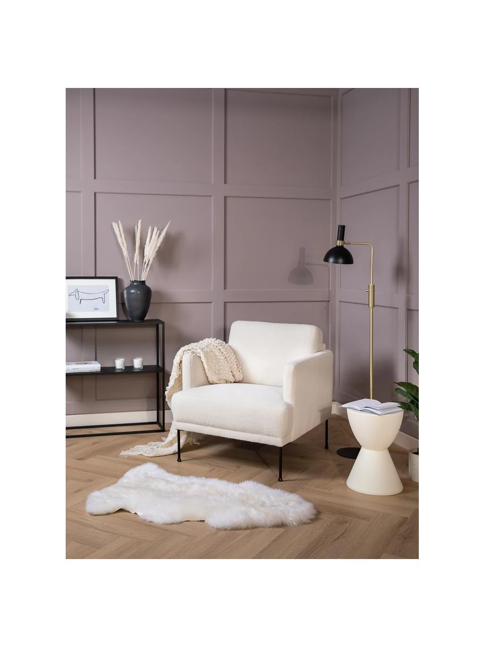 Schaffell Oslo, glatt, B 60 x L 90 cm 8 Schaffell Oslo, glatt, B 60 x L 90 cm – Bild 6