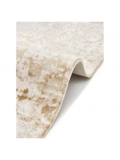 Schimmernder Teppich Cordoba in Beigetönen mit Fransen, Vintage Style, B 80 x L 150 cm (Größe XS)Nur noch 1 Artikel verfügbar -Teppiche Verkaufsgeschäft Schimmernder Teppich Cordoba in Beigetonen mit Fransen Vintage Style 2