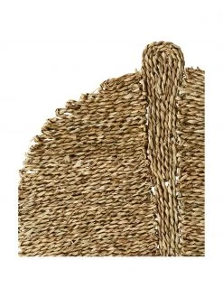 Madam Stoltz Seegras-Fußmatte Leaflet in Blattform, B 52 x L 80 cm -Teppiche Verkaufsgeschäft Seegras Fussmatte Leaflet in Blattform 2