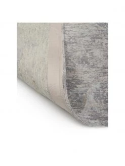 Louis de Poortere Vintage Chenilleteppich Babylon in Grau-Beige, B 140 x L 200 cm (Größe S) -Teppiche Verkaufsgeschäft Vintage Chenilleteppich Babylon in Grau Beige 3