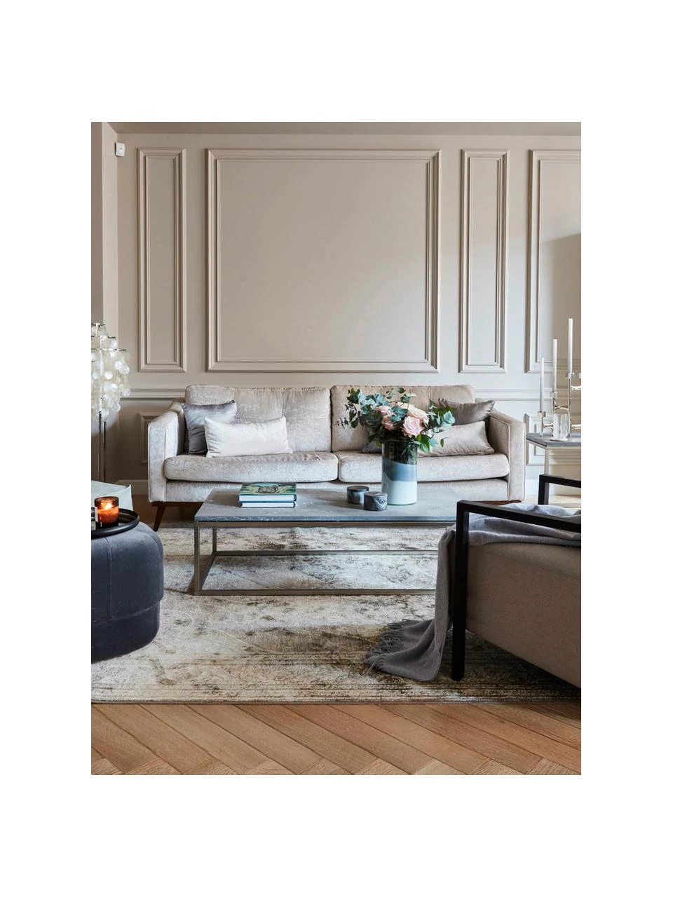 Dutchbone Vintage Teppich Rugged in Beigetönen, B 200 x L 300 cm (Größe L) 4 Dutchbone Vintage Teppich Rugged in Beigetönen, B 200 x L 300 cm (Größe L) – Bild 2