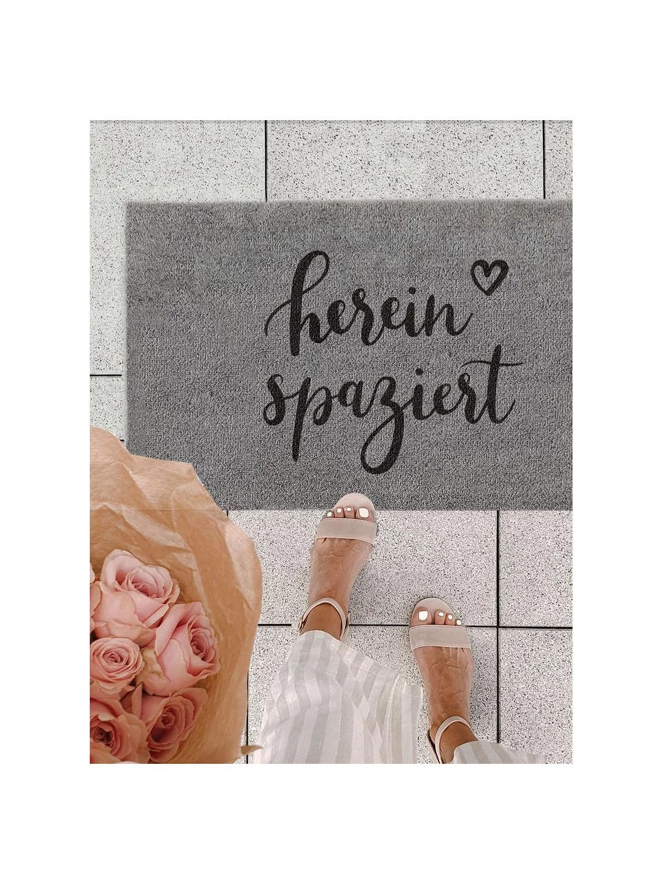 Eulenschnitt Waschbare Polyamid-Fußmatte Hereinspaziert, B 45 x L 75 cm 4 Eulenschnitt Waschbare Polyamid-Fußmatte Hereinspaziert, B 45 x L 75 cm – Bild 2