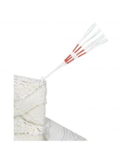 Lorena Canals Waschbarer Wolll&auml;ufer Enkang Ivory mit Hoch-Tief-Struktur und Quasten, B 70 cm x L 200 cm -Teppiche Verkaufsgeschäft Waschbarer Wolllaufer Enkang Ivory mit Hoch Tief Struktur und Quasten 4