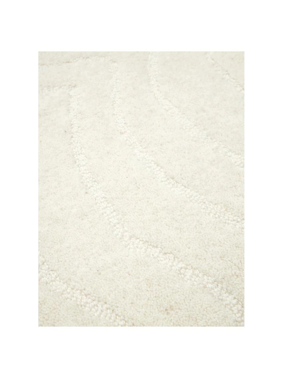 Westwing Collection Wollläufer Aaron in Cremeweiß, handgetuftet, B 80 x L 300 cm 6 Westwing Collection Wollläufer Aaron in Cremeweiß, handgetuftet, B 80 x L 300 cm – Bild 4