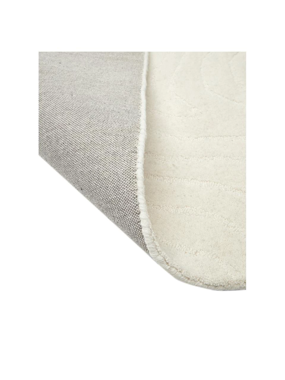 Westwing Collection Wollläufer Aaron in Cremeweiß, handgetuftet, B 80 x L 300 cm 8 Westwing Collection Wollläufer Aaron in Cremeweiß, handgetuftet, B 80 x L 300 cm – Bild 6