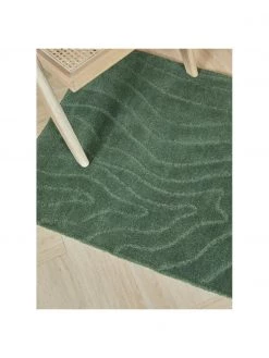 Westwing Collection Wollläufer Aaron in Dunkelgrün, handgetuftet, B 80 x L 300 cm -Teppiche Verkaufsgeschäft Wolllaufer Aaron in Dunkelgrun handgetuftet 2