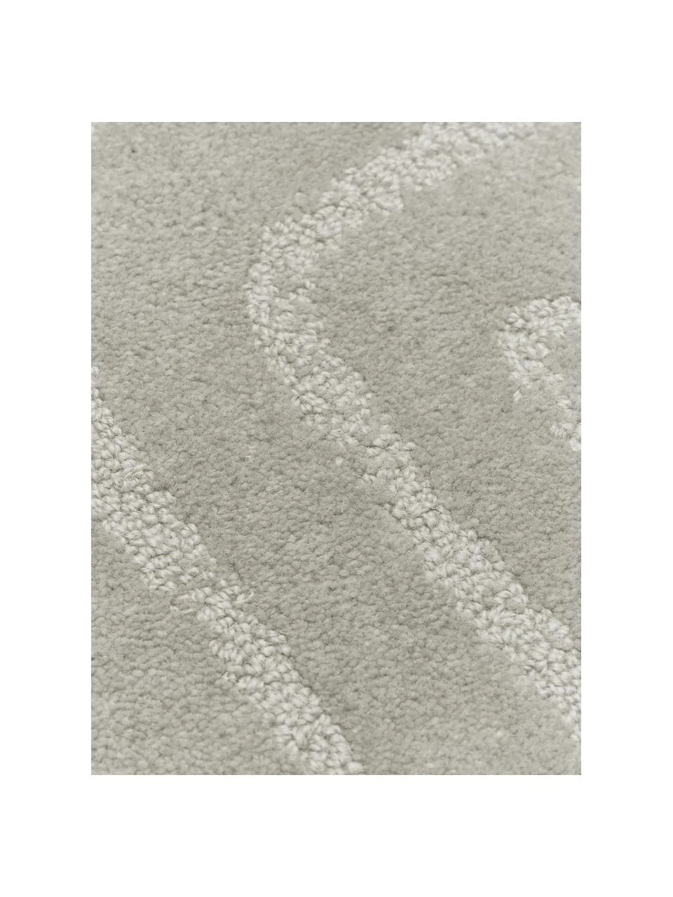 Westwing Collection Wollläufer Aaron in Hellgrau, handgetuftet, B 80 x L 200 cm 5 Westwing Collection Wollläufer Aaron in Hellgrau, handgetuftet, B 80 x L 200 cm – Bild 3