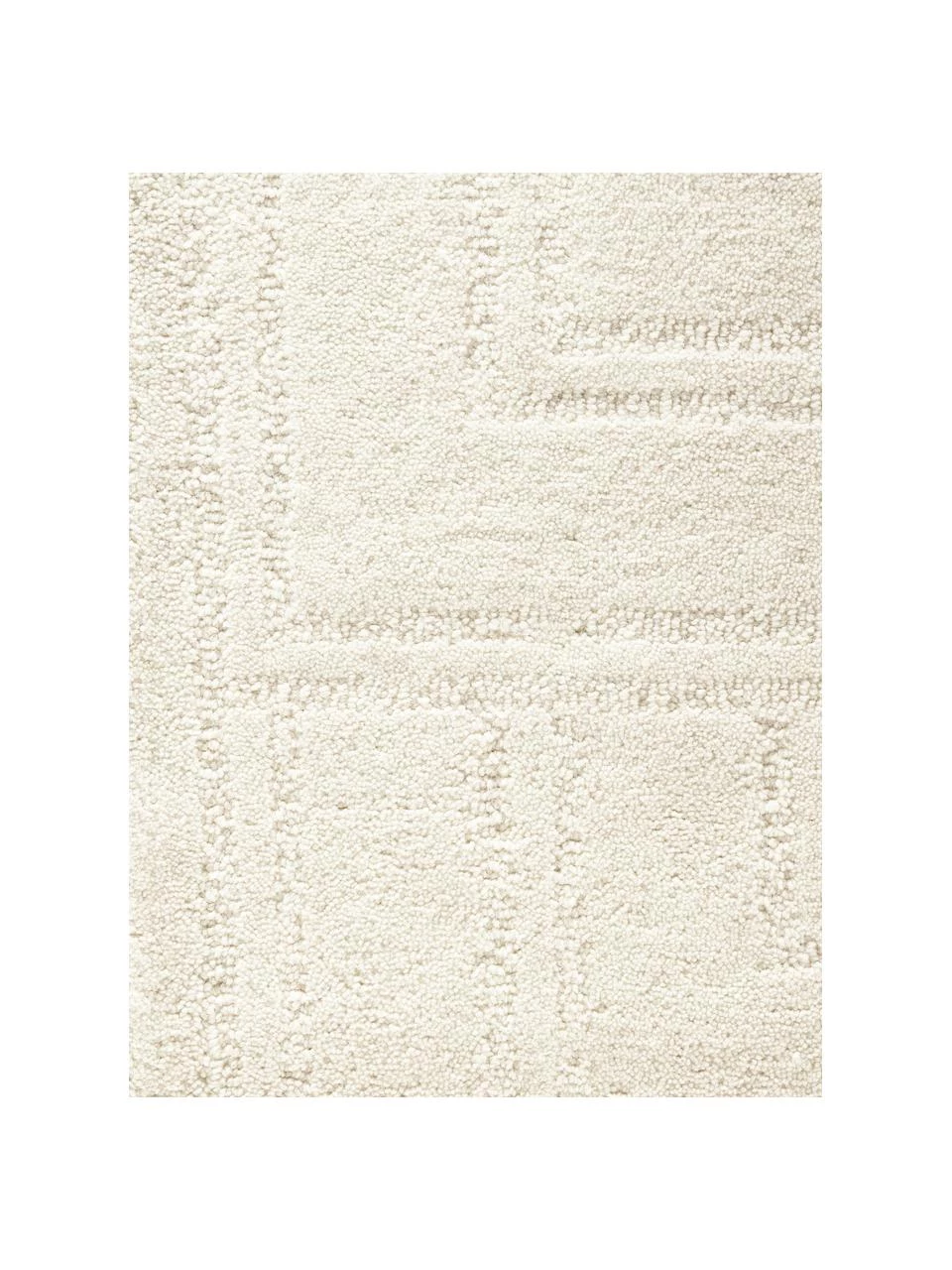 Westwing Collection Wollteppich Alan in Cremeweiß, handgetuftet, B 80 x L 150 cm (Größe XS) 6 Westwing Collection Wollteppich Alan in Cremeweiß, handgetuftet, B 80 x L 150 cm (Größe XS) – Bild 4