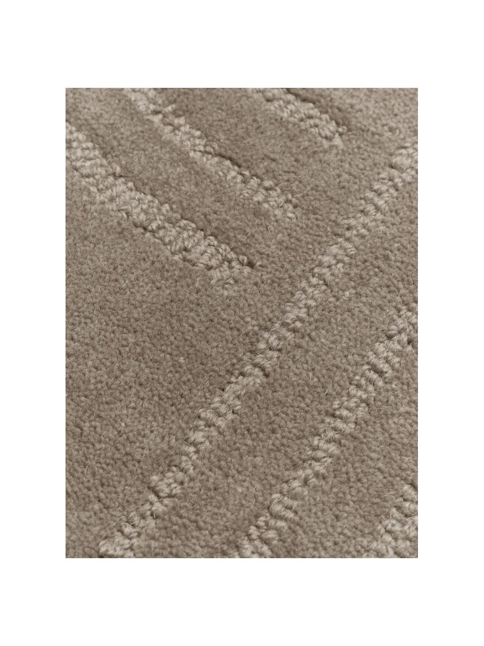 Westwing Collection Wollteppich Mason in Taupe, handgetuftet, B 80 x L 150 cm (Größe XS) 6 Westwing Collection Wollteppich Mason in Taupe, handgetuftet, B 80 x L 150 cm (Größe XS) – Bild 4