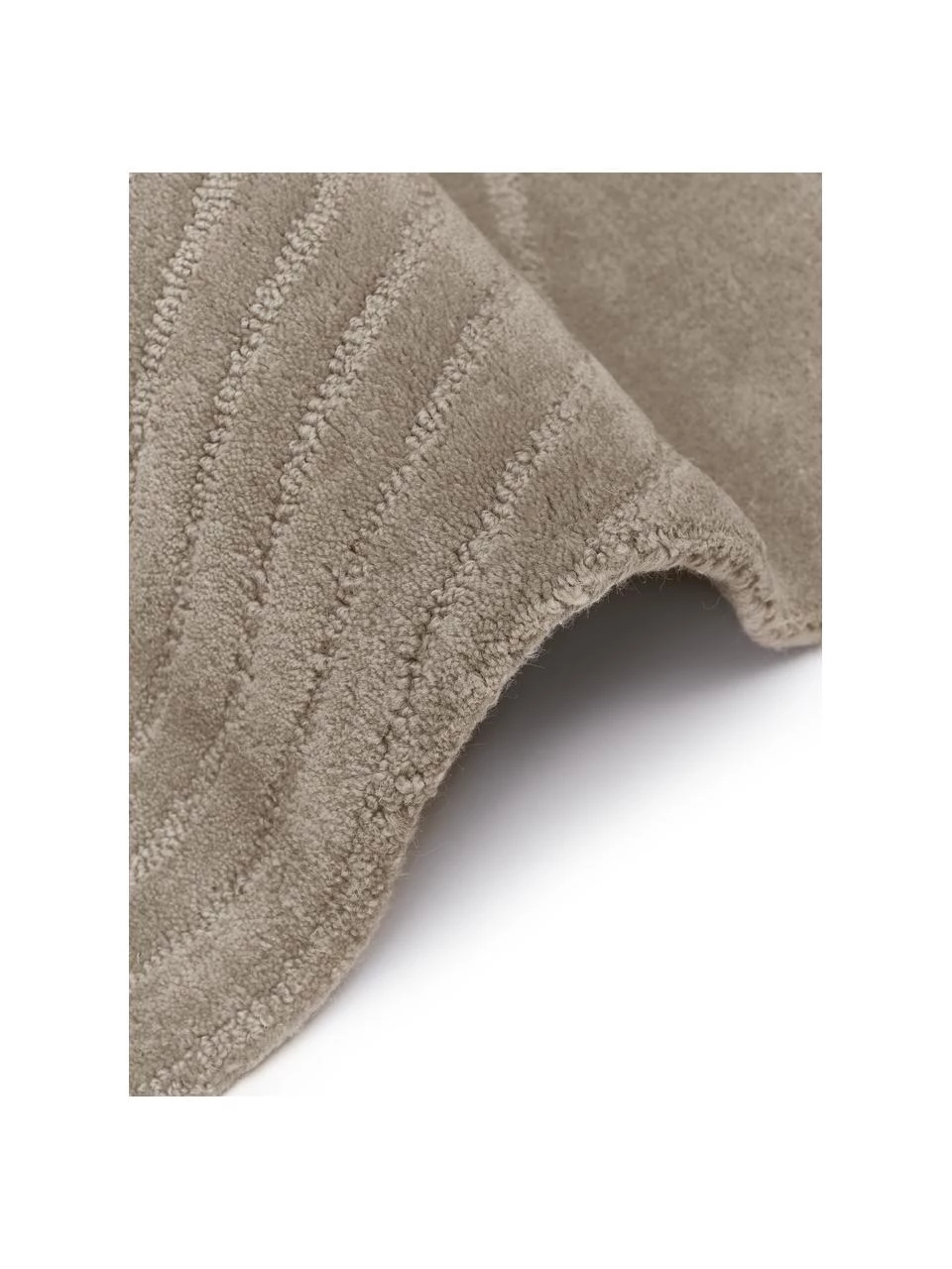 Westwing Collection Wollteppich Mason in Taupe, handgetuftet, B 80 x L 150 cm (Größe XS) 8 Westwing Collection Wollteppich Mason in Taupe, handgetuftet, B 80 x L 150 cm (Größe XS) – Bild 6