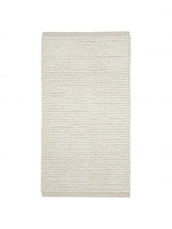 Westwing Collection Wollteppich Pebble in Cremeweiß, B 80 x L 150 cm (Größe XS)